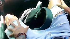 Handsome twink hitchhiker fucked be fitting of a ride