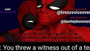 Spiderman and deadpool play debase