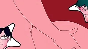 Tenya iida intenta divertirse curry el culo de midoriya