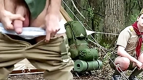 Scouts went be required of a difficulty hike with an increment of banged