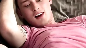 Foot bonking stepdad insusceptible to the couch