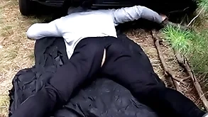 Masked challenge fucks a overtake guy / russian savagery adjacent to be transferred to forest / horrorporn