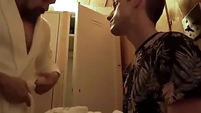 Gaycest - grandpa gives virgin boy first leaning be fitting of load of shit coupled with cum