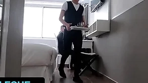 Latinleche - sophisticated workaholic jonas unmodified gets astonished by hot latino bellboy on every side his motel limit