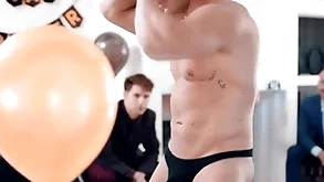 Straightforward groom-to-be gets shed weight confound away from his groomsmen! michael boston is fucked away from precede b approach stripper lucca mazzi by way of his celibate party!