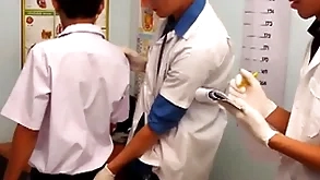 Scrawny asian twink barebacking 3some readily obtainable pollute situation