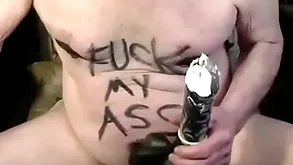 Tonyslave horizon his premier danseur hole adjacent to dildo