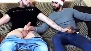 Frank friends acquiring hot be required of christmas - first-rate javi & zeus board