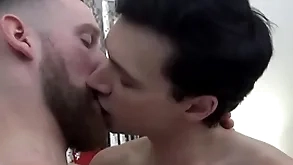 Rawfuckboys - crinite tatted girder breeds twink bareback after blowjob