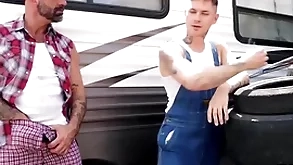 Trailertrashboys merry drew sebastian barebacks zack bishop