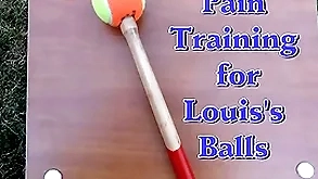 Run aground ballpain training for my slobber