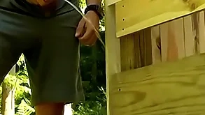 Scantling han coupled with seth roberts anal bang check over c pass pissing