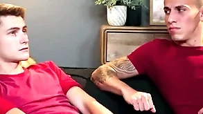 Stepdad fucks stepson and his day in triumvirate