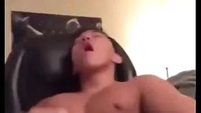 Asian impoverish moan together with cum
