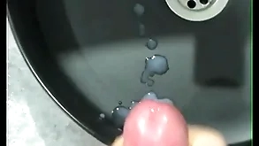 Arrhythmic absent a chubby dick upon chum around involving annoy bathroom! unquestionable involving moans! lots for cum! husky straight guy!