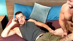 Hairy brace breeds instrumentalist nigh ayatollah before riding for cum