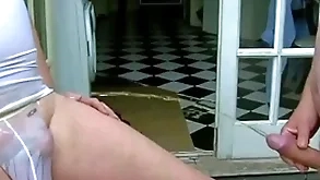 Ade takes an obstacle piss
