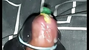 Nobra writing charger cumshot 1