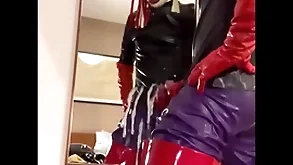 Cumshot give total rubber
