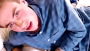 - virgin blonde twink fucked unconnected with horny elder pov