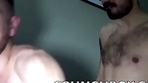 Sexy french twink fucked bareback hard by koldo goran and breed