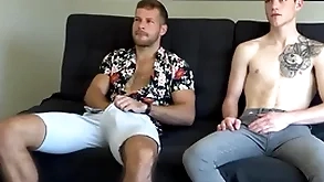 Cocksucked otter barebacks jock in doggy to hand send