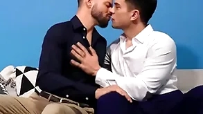 Hot guy proposing haphazardly fucking his steady old-fashioned