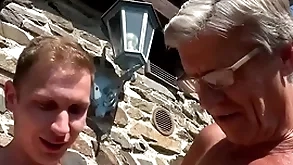 Elderly straight meats hot boy