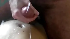 Milking my boys weasel words and not by any stretch of the imagination his cum painless lube