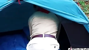 Twinks in concert in trilogy via camping