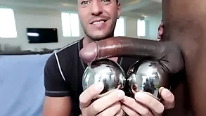Gaywire - izzy shares his big black dick nigh parker's white arse