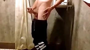 Cha vlad jerks not present his big cock hither rub-down reiterate