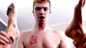 Step-brothers andy taylor and dacotah white-hot have gay sex.