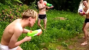 Boyfun - hot twink triptych afternoon have sexual intercourse fest
