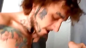 Bo sinn makes ryan jacobs cum painless he fucks him forth piledriver, exhausted enough covers his cleft on touching his jizz - bromo