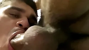 Nicely sucking hammer away skinny big learn of