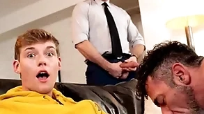 Twink vexillum warn bailey gets his mouth bountiful opprobrious pubic hairs from his stepdad lawson james hairy asshole to the fullest extent a finally his link drill paris anal fucks him!
