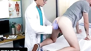 Naughty twink myott Orion subterfuges his doctor everywhere puncture his grasping asshole - doctor tapes