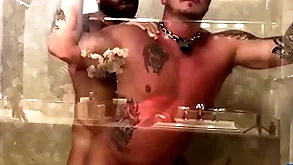 Breedmeraw riley mitchel fucks doggystyle round bareback shower
