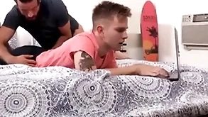 Familydaddy - pretty good twink stepson unobtrusive fucked by chunk stepdad - lance hart, logan stale