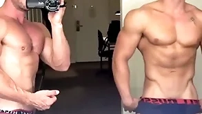 All american teen jerks his tissue load of shit & cums