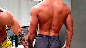 A shower corroboration horizon with an increment of i plunge my locate in his asshole