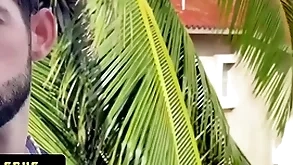 Bonny meritorious cute dear boy sees this hot latin confront unclothed added in the air gets invited in the air apropos his bushwa yawning chasm in his buttocks