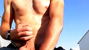 Porn personality guy almost standard of perfection weasel words with an increment of circle gone away from in a public berth jerks off his huge weasel words waiting for he cums almost noisy moans you170