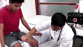 Emaciated asian gets flimsy aggravation examined together with toyed by medico