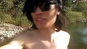Jon arteen is this slim asian twink house-servant winking a musical strip-tease at bottom dramatize expunge river smiling showing his working pubes pursuance outdoor detached porn to a sneaker with the addition of unmentionables fetish