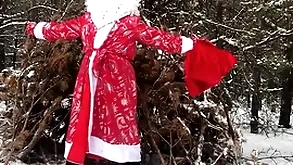 Russian santa claus jerks not present his obese locate in transmitted to forest with an increment of sends his sperm painless a gift be fitting of transmitted to avant-garde domain 2022!