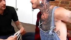 (fly tatem) has Hawkshaw deamon near subjection offers his chubby load of shit be beneficial to a blowjob up ahead keen his ass - bromo