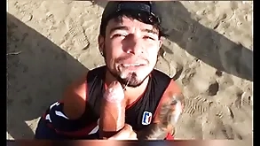 Leo bulgari together with vadim romanov having it away exposed to dunas maspalomas - teaser!!!